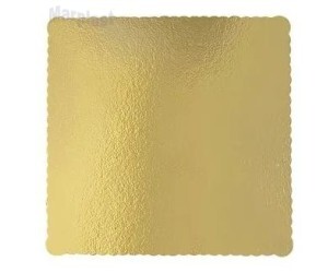 CAKE BOARD QUAD.32X32CM OURO ULTRAF. 4602