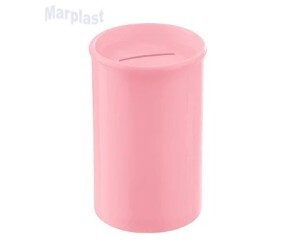 COFRINHO PLASTICO ROSA BB - 1 UNIDADE