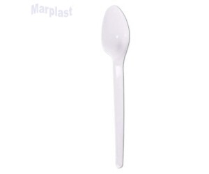 COLHER SOBREMESA BRANCA - CX.1000 UNIDADES - PRAFESTA - 8904