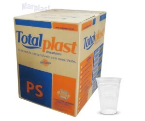 COPO 180ML BRANCO C/2500 UNIDADES - TOTALPLAST ABNT
