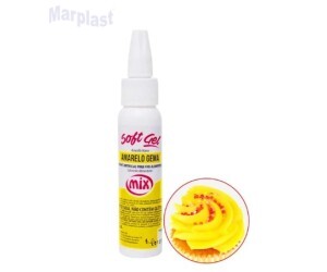 CORANTE SOFT GEL AMARELO GEMA 25GR MIX