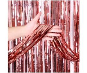 CORTINA DECORAR METALIZADO  OURO VELHO 2mt