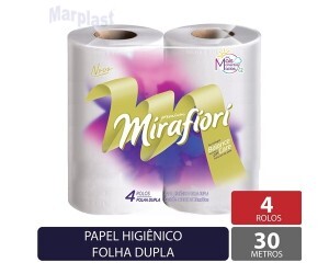 PAPEL HIGIENICO FOLHA DUPLA MIRAFIORI FD.64X30MT
