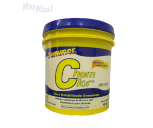 CLORO PARA PISCINA SUMMER CHEMCLOR MULTI AÇAO 3 EM 1 10KG