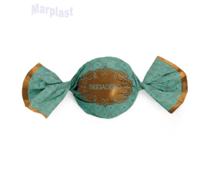 EMBALAGENS P/ TRUFA 14X14 GOSTOSURA BRIGADEIRO (PACOTE)