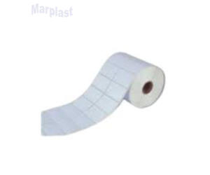 ETIQUETA COUCHE 2 COLUNAS 50X30 C/2.000 - 1 ROLO C/2.000 ETIQUETA AUTO-ADESIVA