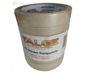 FITA ADESIVA TALGE TRANSPARENTE 19X45M CX.40X6