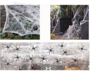 HALLOWEEN TEIA ARANHA BRANCA