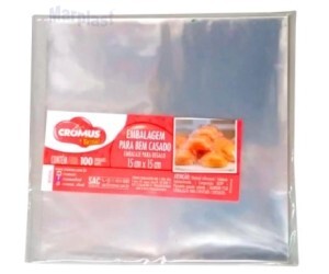 FOLHA TRANPARENTE 15X15 BEM CASADO C/100 UNIDADES