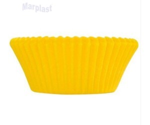 FORMA FORNEAVEL MINI CUPCAKE AMARELO C/54  ULTRAFEST 3554