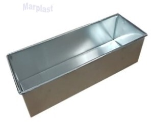 FORMA ALUMINIO RETANGULAR - 30X10X10 - FATIA PERFEITA RAFISA