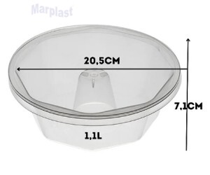 FORMA DE PUDIM FAMILIA C/TP 5UN PLASTILANIA