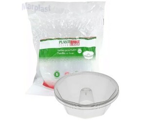 FORMA DE PUDIM PEQUENA C/TP 10UN PLASTILANIA