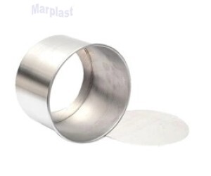 FORMA REDONDA FUNDO FALSO 10X10 ALUMINIO - RAFISA