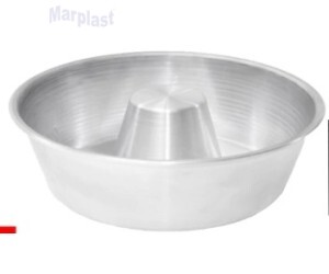 FORMA TORTA SUÍÇA - PUDIM 23X6 ALUMINIO - RAFISA