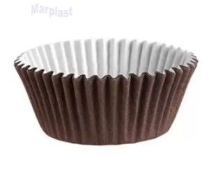 FORMINHA DE PAPEL NO. 4 C/100 MARROM DAFESTA