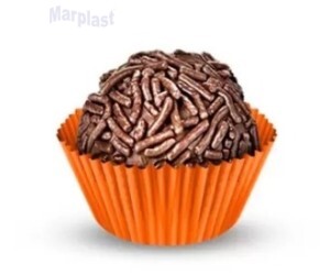 FORMINHA DE PAPEL Nº6 LARANJA DAFESTA