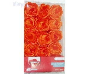 FORMINHA P/ DOCE FLORA LARANJA C/30 UNIDADES