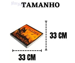 HALLOWEEN GUARDANAPO METALIZADO