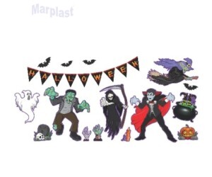 HALLOWEEN KIT DECORATIVO CARTONADO