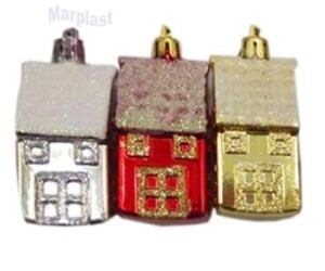 NATAL ENFEITE CASA C/3 PEÇAS - WEI