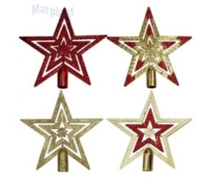 NATAL ENFEITE ESTRELA 15CM SORTIDAS - WEI