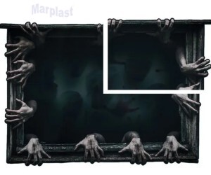 HALLOWEEN PAINEL DECORAÇÃO 4 PARTES REGINA