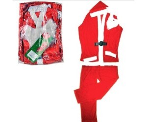 NATAL ROUPA PAPAI NOEL DE CETIM