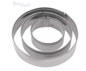 JOGO CORTADOR INOX REDONDO 3 PEÇAS