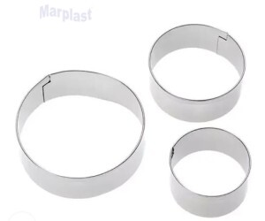 JOGO CORTADOR INOX REDONDO 3 PEÇAS