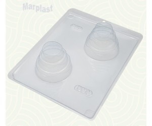 BWB SILICONE BOLO DETALHADO GRANDE 2 CAVIDADES