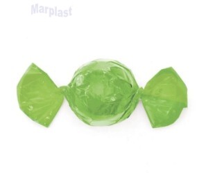 EMBALAGEM PARA BOMBOM 12X12,5 VERDE MAÇA C/100 UNIDADES