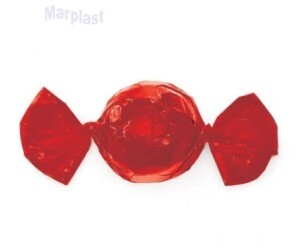 EMBALAGEM PARA BOMBOM 12X12,5 VERMELHO C/100 UNIDADES
