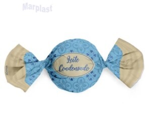 EMBALAGENS PARA TRUFA 14,5X15,5 SABOR LEITE CONDENSADO C/100 UNIDADES