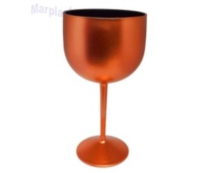 TAÇA GIN METALIZADA FOSCA ROSE GOLD