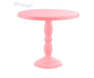 SUPORTE DE DOCES REDONDO 30CM ROSA BB