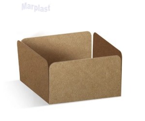 FORMINHA P/DOCE RETA KRAFT 3,5X3,5X2 100 UNIDADES