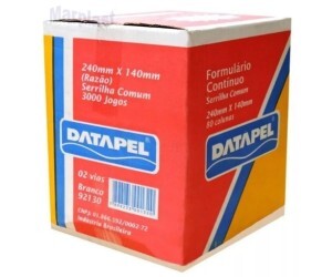 FORMULÁRIO RAZÃO 2VIAS BRANCO C/3000 FOLHAS - DATAPEL 92130