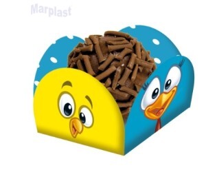 GALINHA PINTADINHA PORTA FORMINHA C/40 UNIDADES