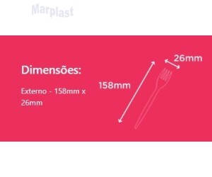 GARFO REFEIÇÃO CRISTAL PRAFESTA C/50 - 7040