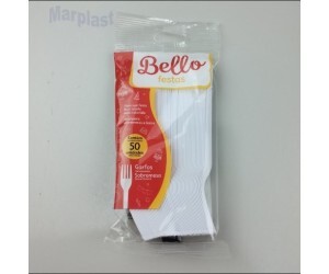 GARFO SOBREMESA C/50 UNIDADES BRANCO