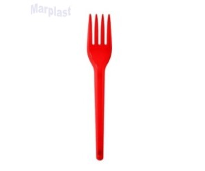 GARFO SOBREMESA C/50 UNIDADES VERMELHO