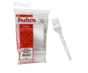 GARFO SOBREMESA CRISTAL C/50 UNIDADES PRAFESTA - 9950