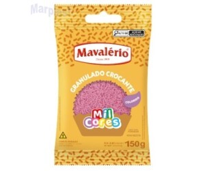 GRANULADO CROCANTE ROSA 150GR MAVALERIO