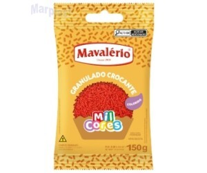 GRANULADO CROCOCANTE VERMELHO 150GR MAVALERIO