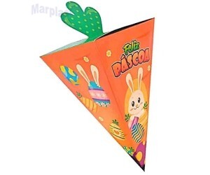 PÁSCOA CAIXA CENOURA 19X8X8CM C/6 UNIDADES