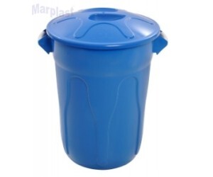 JSN LIXEIRA PLÁSTICA 100L C/TAMPA AZUL CR100A