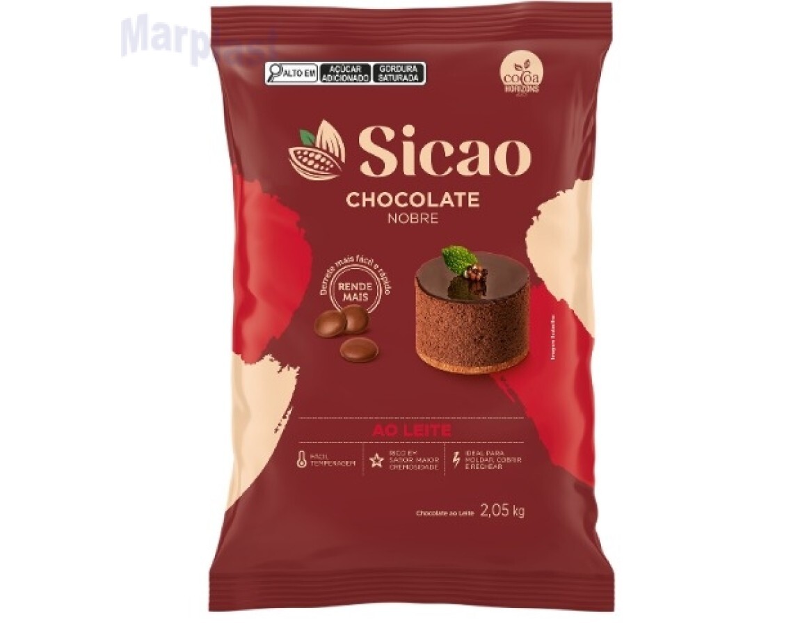 Chocolate nobre gold ao leite gotas 2kg sic o