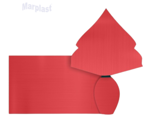 PÁSCOA FOLHA LISO 70X90 METAL VERMELHO C/3 UNIDADES