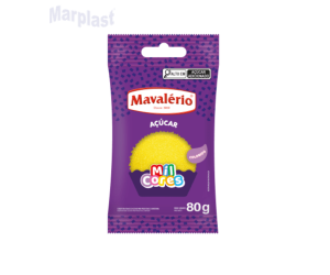 AÇUCAR COLORIDO AMARELO 80 GR MAVALERIO